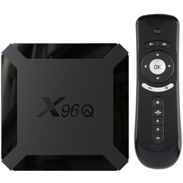 

Приставка Smart TV Медиаплеер X96Q 2гб 16Гб Allwinner H313 Андроид 10 + T2 Air Mouse Аэро пульт
