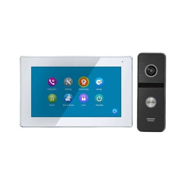 

Видеодомофон CoVi Security TAB FHD White + Iron FHD Black