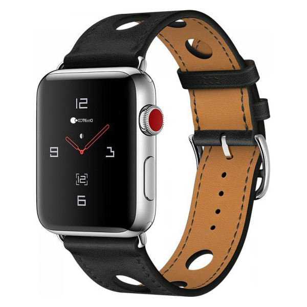 

Кожаный ремешок COTEetCI W15 черный для Apple Watch 42/44 мм