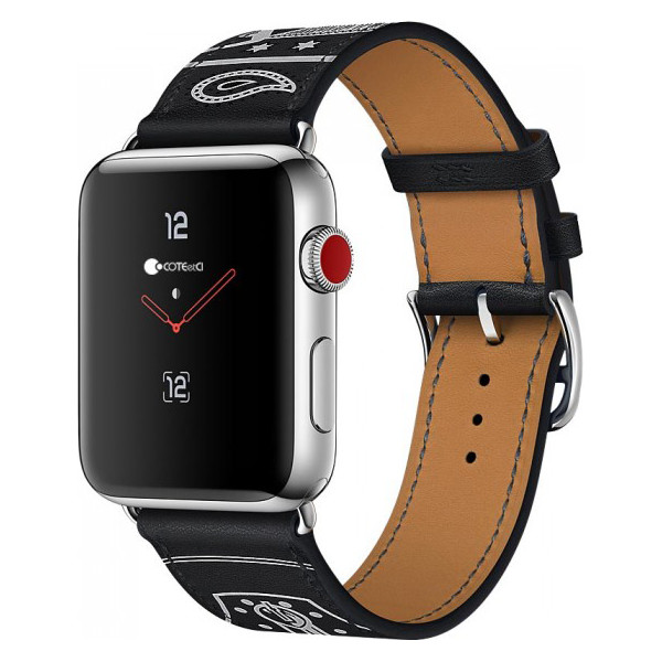 

Кожаный ремешок COTEetCI W13 черный для Apple Watch 42/44 мм