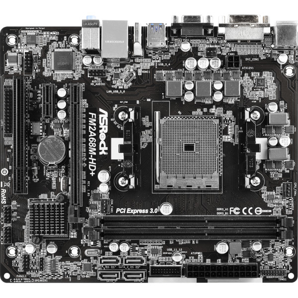 

Материнская плата ASRock FM2A68M-HD+