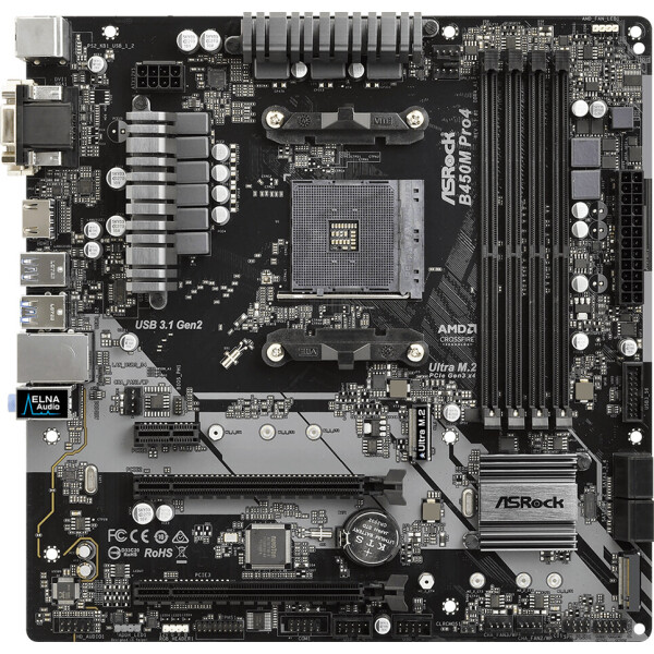 

Материнская плата ASROCK B450M PRO4