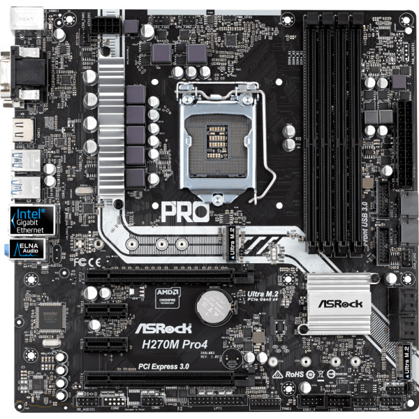 

Материнская плата ASRock H270M PRO4