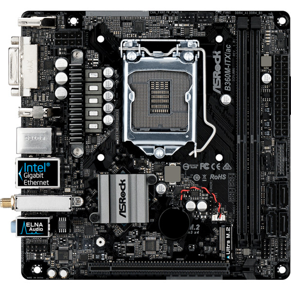 

Материнская плата ASRock B360M-ITX/AC