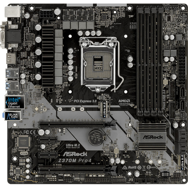 

Материнская плата ASRock Z370M Pro4
