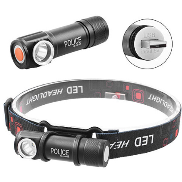 

Police 2155-XPE, ЗУ USB, встроенный аккумулятор, магнит