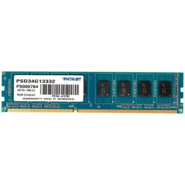 

Оперативная память DDR3 4GB/1333 Patriot Signature Line (PSD34G13332)