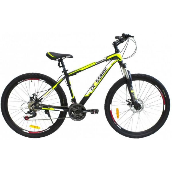 

Велосипед CROSSRIDE 27,5 MTB AL "HILAND" 17" Черный/Салатовый (0247)