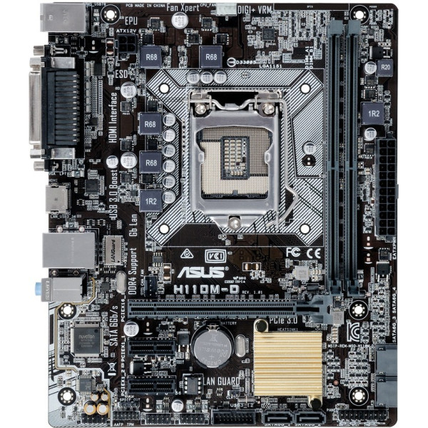 

Материнская плата ASUS H110M-D