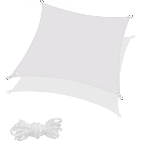 

Тент-парус теневой для дома, сада и туризма Springos 3 x 3 м SN1029 Light Grey