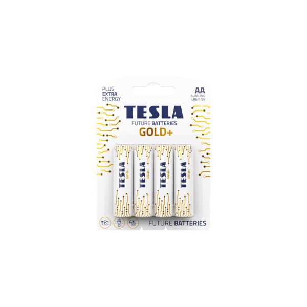 

Щелочные батарейки TESLA AA GOLD+ (LR03)