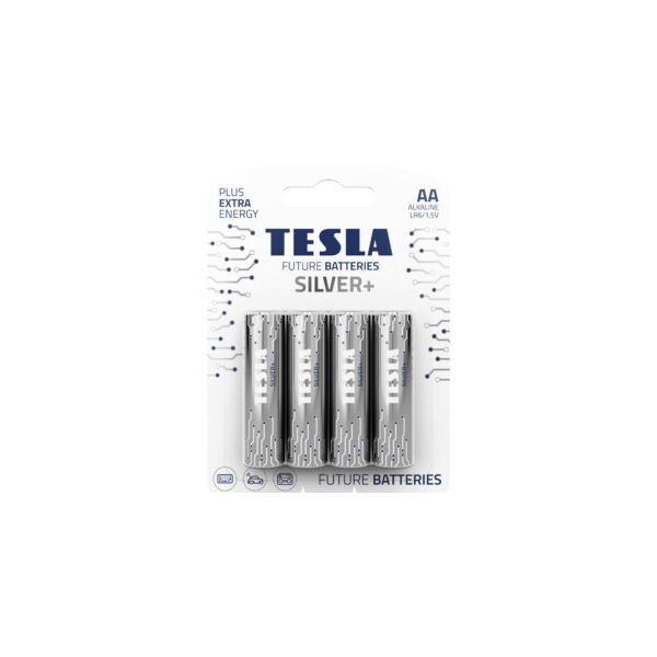 

Щелочные батарейки TESLA AA SILVER+ (LR06)