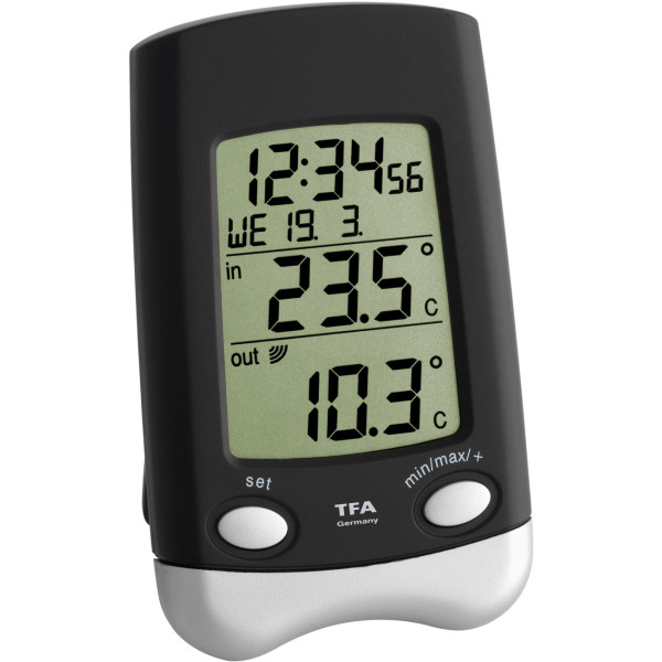 

Термометр цифровой TFA внешний радиодатчик,115х70х29 (30301601.IT)