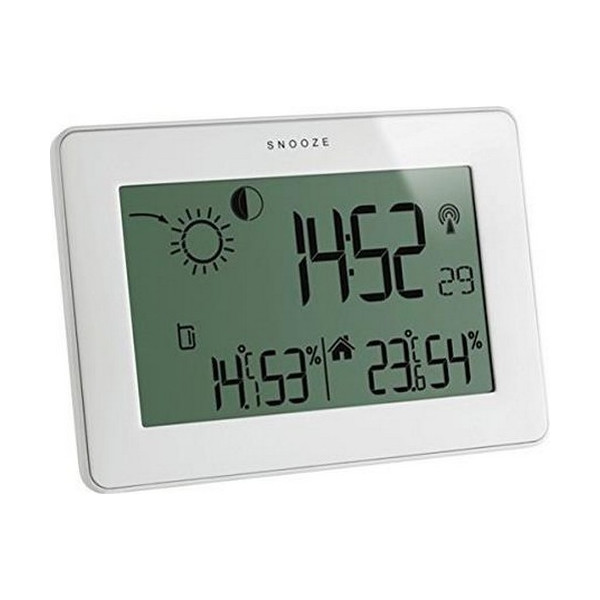 

Метеостанция TFA Slim Touch, 145х23х103 мм, белый 35112802