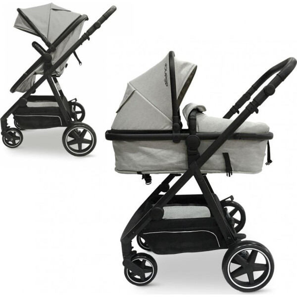 

Детская коляска универсальная 2 в 1 El Camino ME 1069 ALLIANCE Denim Gray