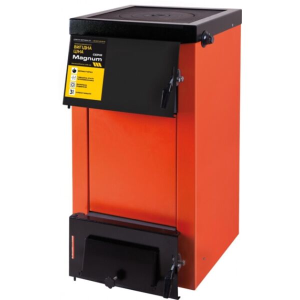 

Котел твердотопливный Thermo Alliance Magnum SSF 12 с плитой