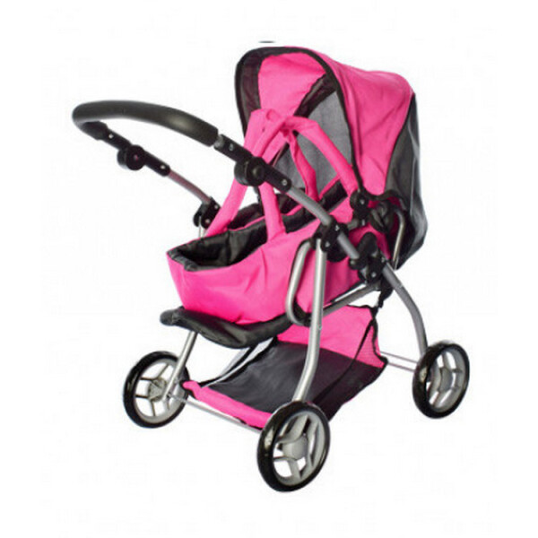 

Коляска для кукол Melogo 9672 (pink/grey)