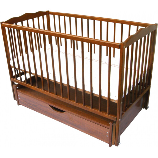 

Детская кроватка Дубок Веселка с ящиком Серый