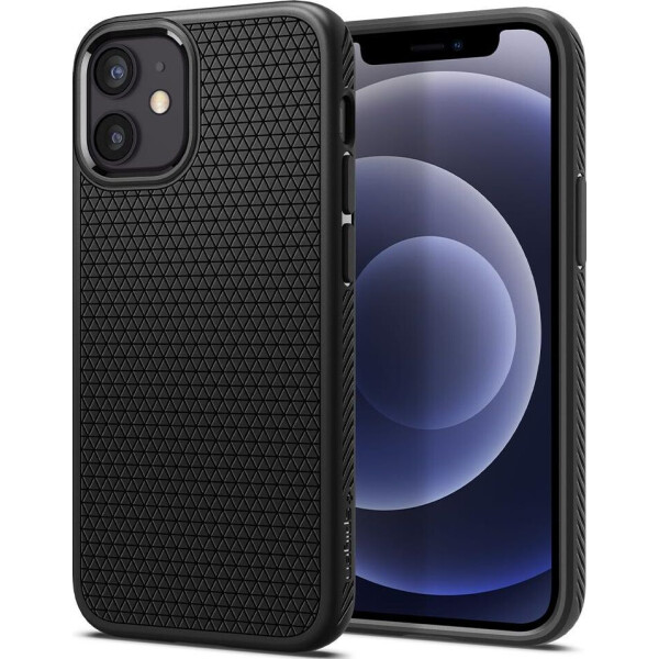 

Чехол Spigen Liquid Air Matte Black для iPhone 12 mini