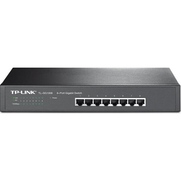 

TP-Link TL-SG1008 (8х10/100/1000 Мбит, металл)