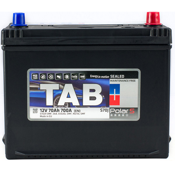 

Автомобильный аккумулятор TAB 6СТ-70 АзЕ (TPSJ70-0) Polar S Euro Japan