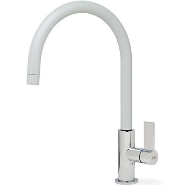 

Смеситель для кухни Elleci Reno white 96