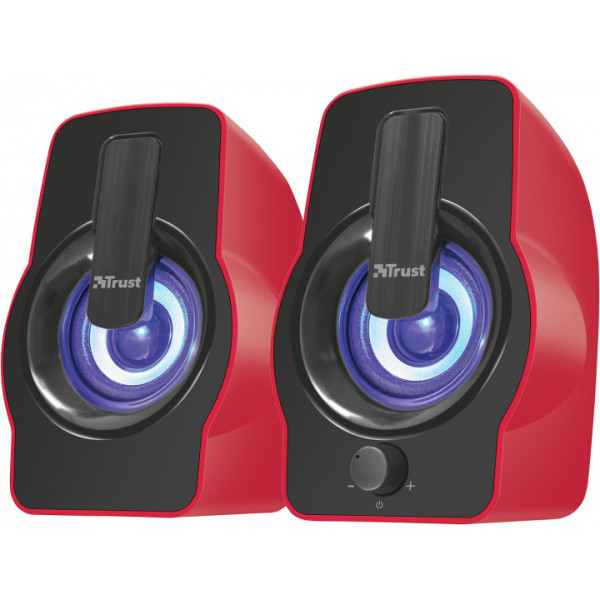 

Trust Gemi RGB 2.0 Speaker Set Red USB (22979)