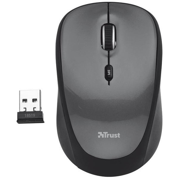 

Мышь Trust Yvi Wireless Mini Mouse black
