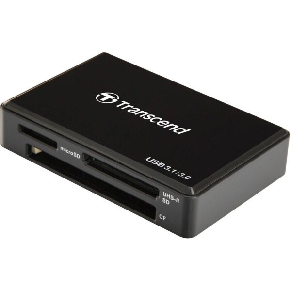 

Универсальный картридер Transcend USB 3.2 Gen 1 / 3.1 Gen 1, Black (TS-RDF9K2)