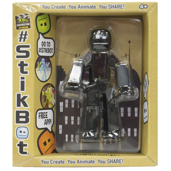 

Игровая фигурка для анимационного творчества Stikbot S2 Черный (TST616IIBl)