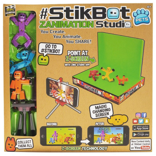 

Набор для анимационного творчества Stikbot S1 Студия Z-SCREEN (TST617)