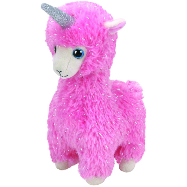 

Мягкая игрушка TY Beanie Babies Розовая лама-единорог Lana (36282)