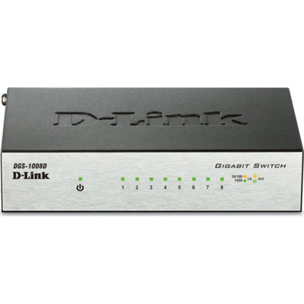 

Коммутатор D-Link DGS-1008D