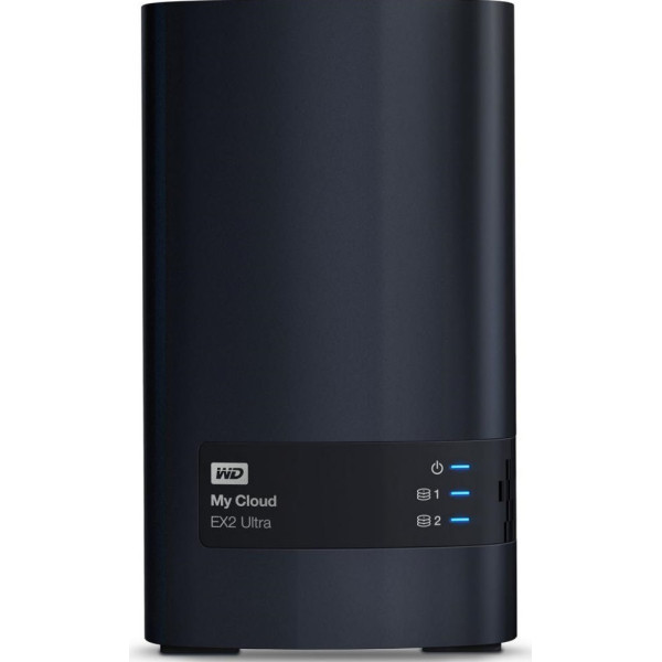 

Сетевое хранилище WD My Cloud EX2 Ultra (8TB, USB 3.0) WDBVBZ0080JCH-EESN