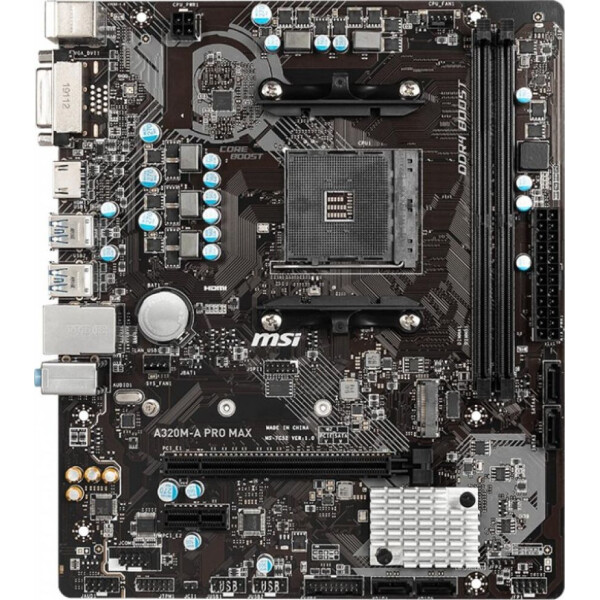 

MSI A320M-A Pro Max Socket AM4