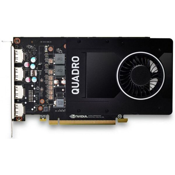 

Видеокарта NVIDIA Quadro P2200, 5GB, 4xDP 1.4 (490-BFPN)
