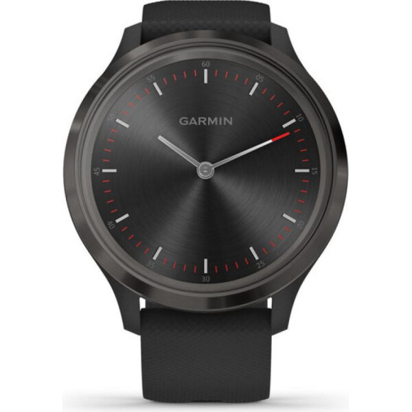 

Garmin Vivomove 3 Slate Stainless Steel Bezel w. Black and Silicone B. (010-02239-01)