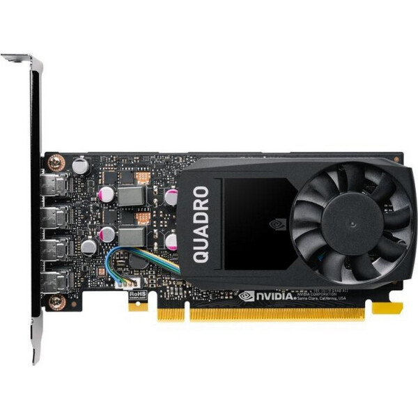 

Видеокарта PNY QUADRO P1000 V2 4GB (VCQP1000V2-PB)
