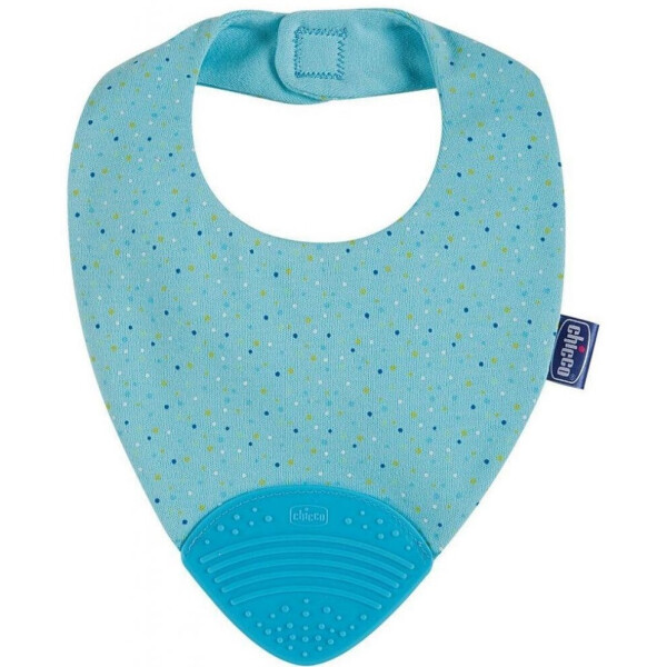 

Слюнявчик Chicco GIMMY BIB с прорезывателем голубой (02581.20)