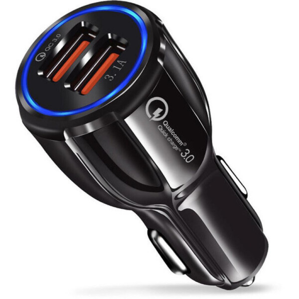 

Автомобильное зарядное устройство Hoco CQC-200 2USB, 6A Black