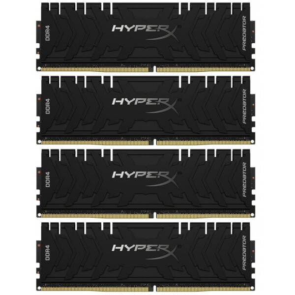 

DDR4 4x32GB/3600 Kingston HyperX Predator Black (HX436C18PB3K4/128)