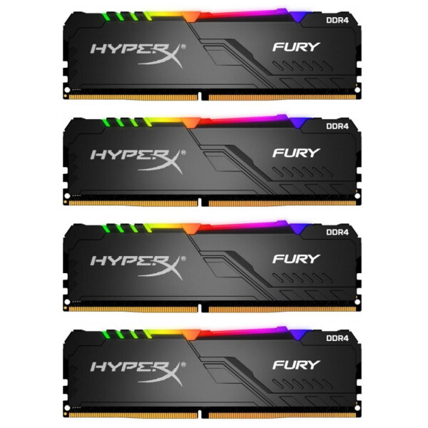 

DDR4 4x8GB/3600 Kingston HyperX Fury RGB (HX436C17FB3AK4/32)