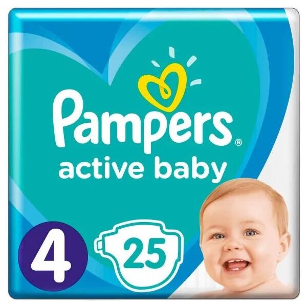 

Подгузники Pampers Active Baby Maxi Размер 4 (9-14 кг) 25 шт (8001841630809)