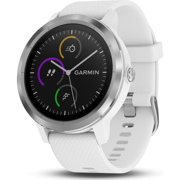 

Garmin Vivoactive 3 with Stainless Hardware (010-01769-22) White