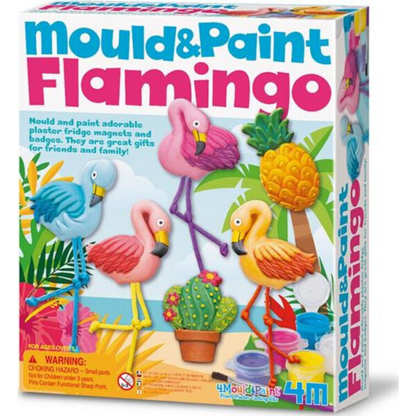 

Набор для творчества 4M Магниты из гипса Фламинго (00-04736)
