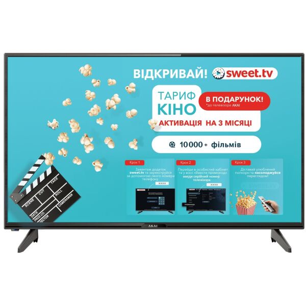 

Телевизор 24" Akai UA24HD19T2S Black