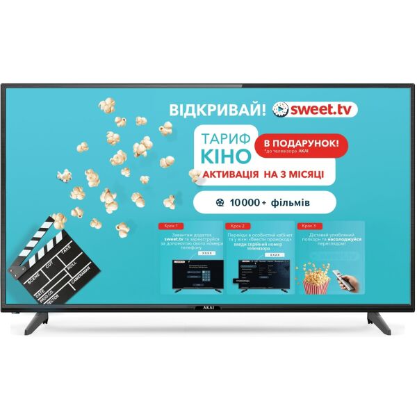 

Телевизор 39" Akai UA39HD19T2S Black