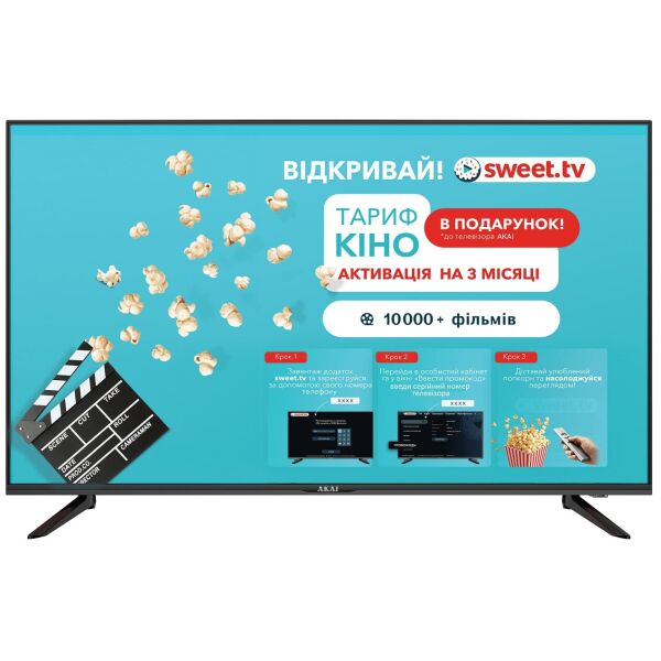 

Телевизор 43" Akai UA43LEF1T2S Black