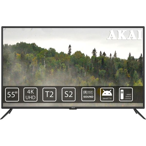 

55" Akai UA55LEP1UHD9+Bluetooth Voice Remote Control Black