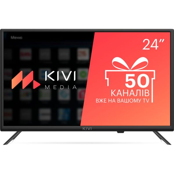

Телевизор 24" Kivi 24H600KD Black